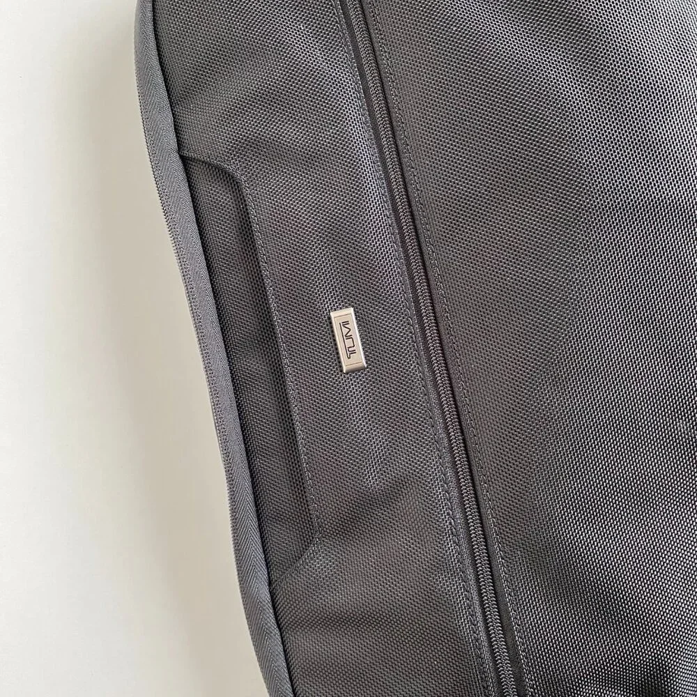 Tumi 2Way Balistic Black Nylon Alpha Computer Briefcase Business Crossbody Bag